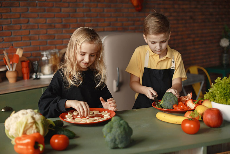 kinder lernen kochen