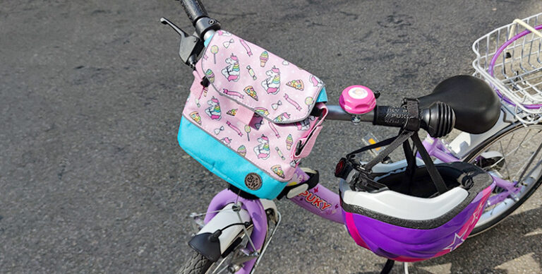 rosa fahrrad lenkertasche kindertasche 4